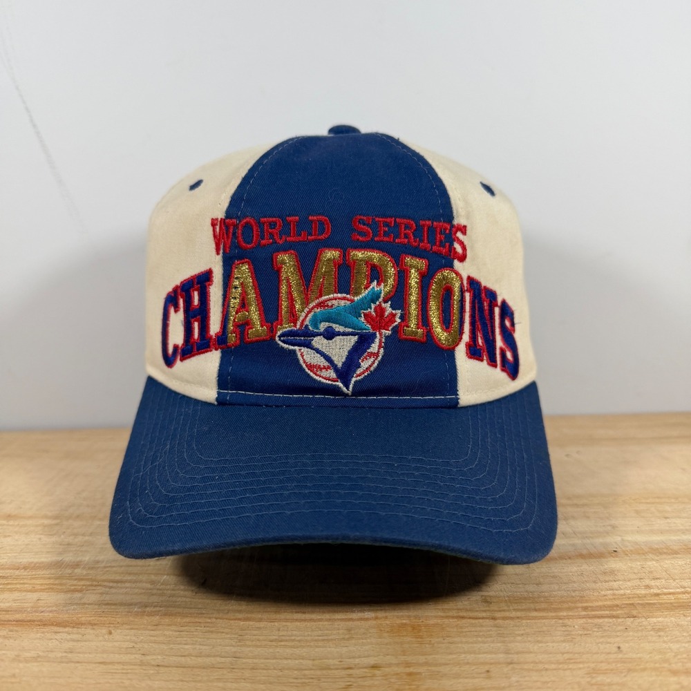 Toronto Blue Jays Hat Mens Snapback Blue Vtg 1993 World Series Champs Starter